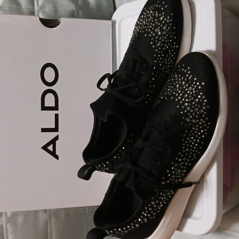 Aldo rhinestone sneakers